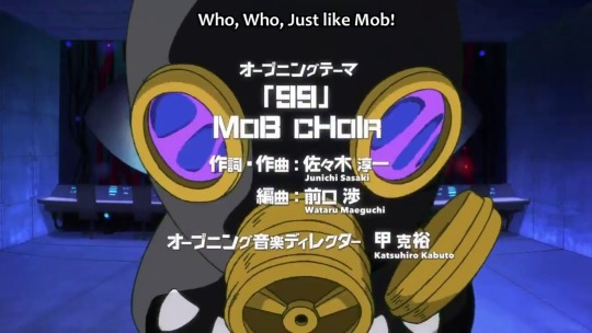 great-blaster:  The lyrics are by ear, so there may be mistakes here and there. The visuals in this opening are pretty out there, huh! 