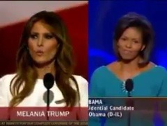 open-plan-infinity:  open-plan-infinity:  Meanwhile, Melania Trump copies Michelle