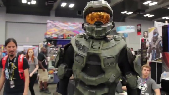 ask-eris-morn:  hazardous-studios:  gif87a-com:  When Master Chief goes out with his Spartan Bros!!!  @pervertedbee You should recognise these wonderful people from earlier this month.  This is lovely. This is what can be so great about fandoms. They