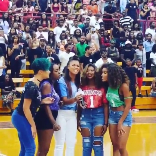 destructionofbeauty:  khidtestedmotherapproved:  pinkcookiedimples:  4mysquad:    This is going viral. The Negro National Anthem was performed at Ludacris’ celeb basketball game on Sat.    !!!!! This is what we should start doing  The only national