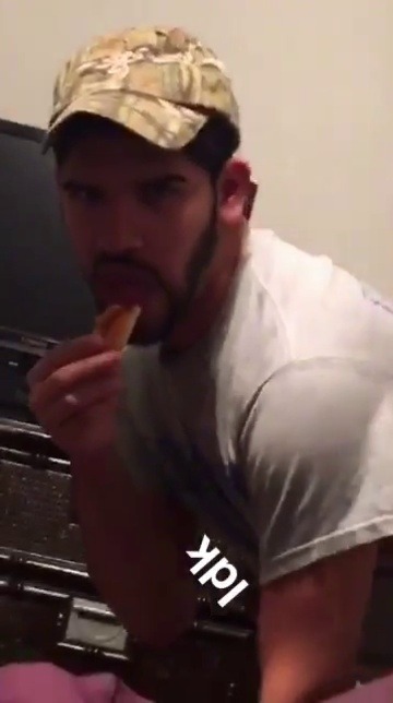 gayagendas:  Me, inebriated, eating pizza. 