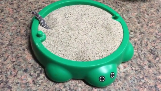carry-on-my-wayward-butt:  unclefather: yellowgecko:  naturalyfindingme:  socialistguineapigs: Wait for it…  😊   This is so cute    This is just like real life   hey so why is that mini sandbox trying to melt my brain stem through the screen
