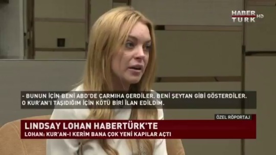 desigyal:  Lindsay Lohan discussing the backlash she received over studying the Quran + her newfound insight and appreciation towards women that wear a headscarf  