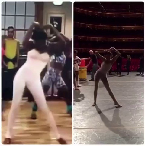 blackscreaming: afrorevolution:  American Ballet Theatre’s @erica_lall takes on Aunt Viv’s infamous dance routine from ‘The Fresh Prince of Bel-Air’ for #halloween2016 ✨✨✨✨✨  YESSSS OMFG😭😭😭😭 