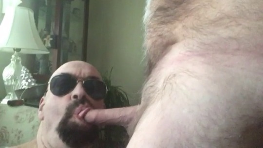 hairyhungbear:  Dad is horny again! He said “ I have been  holding back from Mom and I’d rather give it to you… ” which he did! Love his loads