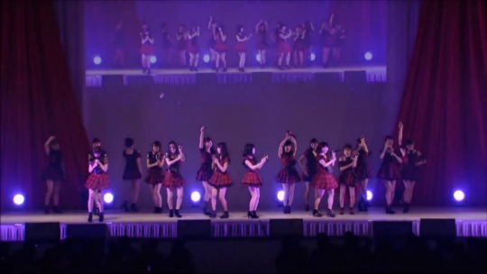 skylarkdragonstar:  Sasshi starting Koisuru Fortune Cookie by chanting a certain