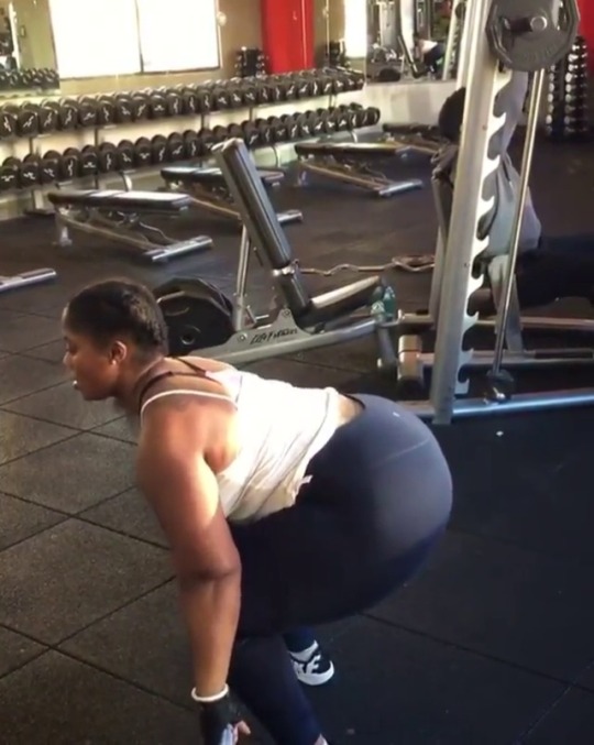 thetruemesiah:  Big booty working out