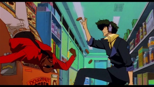 wu-tangz: dirtyredfromthehood:   wu-tangz:   Cowboy Bebop x Sade- smooth operator   No need to ask,He’s a smooth operator   This video brings me such peace    💚💚 