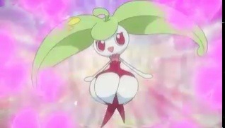 slbtumblng: damianvertigo:  dedoarts:  pkjd-moetron:   Bounsweet evolving into   Steenee from Pokemon SM anime.  That almost magical girl transformation! BUT ALSO! This is the first time I seen a Pokemon evolution so natural like that. Previous evolutions