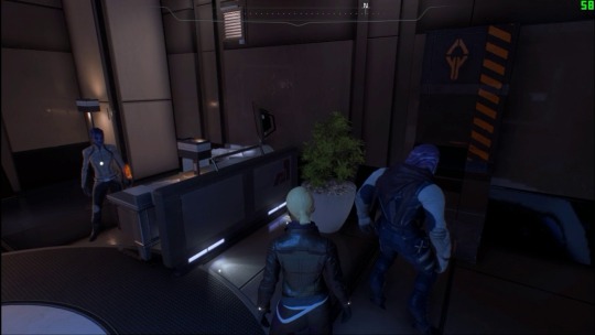 by-ogdens-hammer:  I had a heck of a time capturing this and maybe someone’s already posted a better version, but I thought this was a super interesting bit of dialogue re: asari and gender.[[transcript since holo-Jien insisted on talking over them:asari: