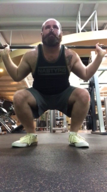 XXX Working on my squat form.More of Me photo