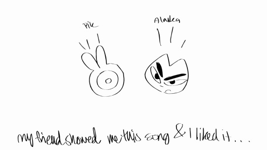 originaltangster: theyre fighting for no raisin!! it was fun to draw tho song is