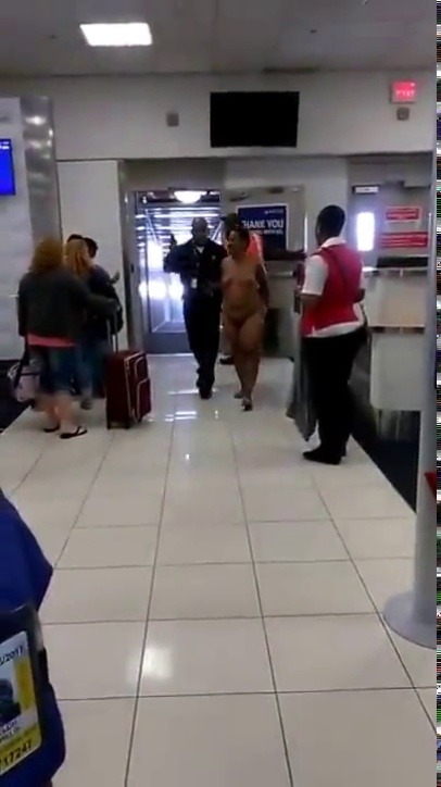 Porn Pics moluv7:  So she went thru security all regular