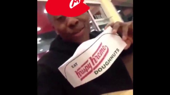 melee-hell:back at it again at Krispy Kreme