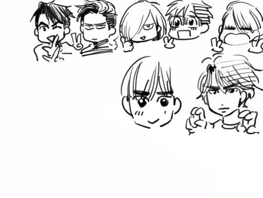 Kubo Mitsurou shared all her YOI character sketches from the autograph session at