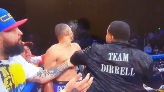 kingjaffejoffer:  This boxer committed a foul and knocked out a fighter after the