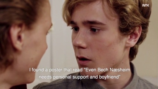 saetrerose: i found a poster that said even bech næsheim needs personal support