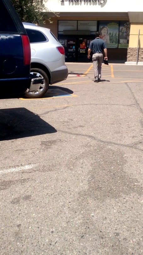 Omg guys.. Its rare I ever get a good creeper pic.. But I have a great little short vid!  When going to the Fry’s by my house.. I pray this auditor/manager is there! Hi fills everything out soon well! I have to show you!! My first video post of