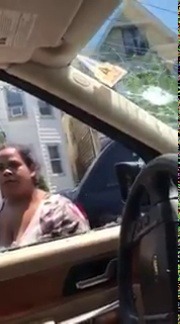 tarynel:  kingjaffejoffer:  She busting out car windows with a hammer while her kids are sitting inside the car 🤔  Man why he ain’t drive the fuck off?! I hope he got her ass locked the fuck up.  He stayed cool, that’s good, but his kids were