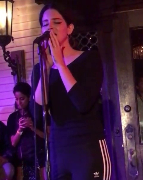 lanachronicles:  Lana Del Rey performing “Cherry” at the No Vacancy Club in Los