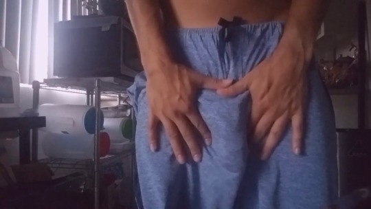 yellobonepapi:  love freeballing, I get wood when I catch someone starring, give it a tug or two. 