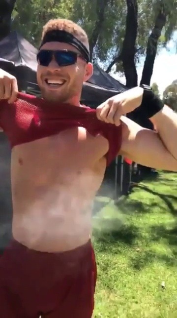Guys in Sports Gear