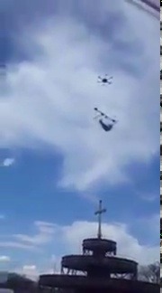 colachampagnedad:  localstarboy: Man tied a hammock to his drone and is flying, if he ain’t in 3017 I don’t know who is just when I thought I’ve seen it all 