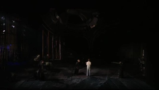 andrew garfield as prior walter performing the “more life” monologue in the national theatre’s production of angels in america
