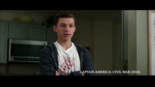 tomhollandvideos:Tom Holland’s screen test with Chris Evans   his audition tapes