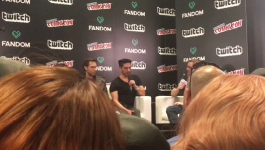My video of Josh Keaton (Shiro)’s response about Keith today at NYCC (Originally transcribed by me here)!