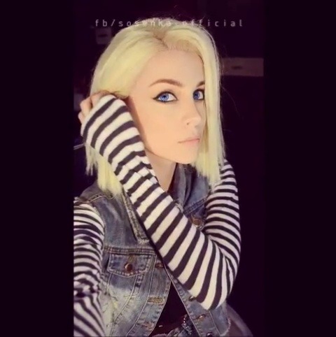 sosenka-official:  Me as Android 18 :)facebook.com/sosenka.official adult photos