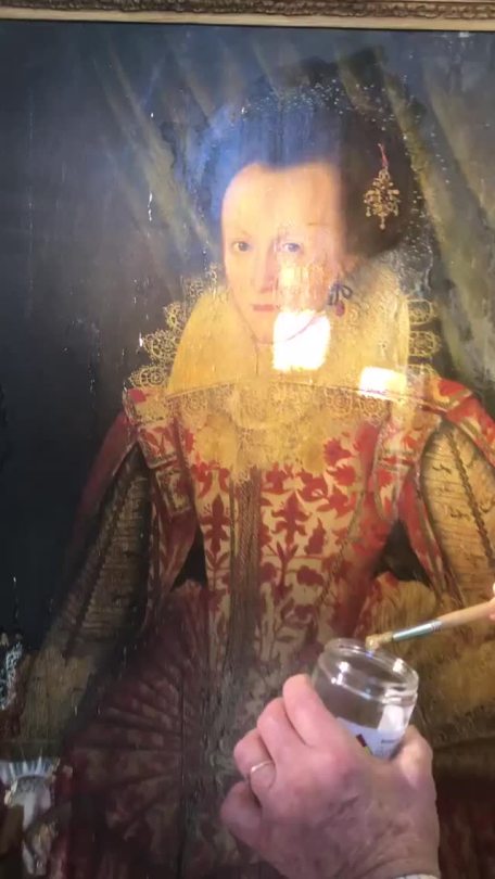A remarkable Jacobean re-emergence after 200 years of yellowing varnish Courtesy Philip Mould