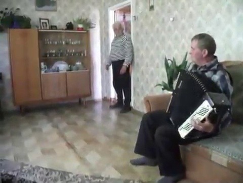souleatingninja:  theroomyouneverenter:  veliko-rosseniya: 75 year old Russian grandpa dancing an old traditional navy/sailors dance. MAN GOES HAM MUST SEE    I wish that were me 