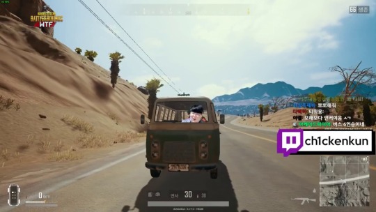 robotlyra:  nadiaoxford:  I don’t know a word of Korean, but I love how I can tell the chat is clearly cracking up at this.  “LOL I’M DRIVING” is a universal experience  Didn’t know Kim Jong Un was on twitch