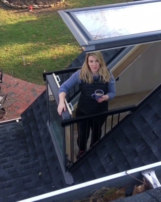 ttv:  diycraftsnmore: Velux balcony roof window installed by instagram.com/patrynwoodworks BalconyBy: @pantrywoodworksDate: November 20, 2017Playlist: Sandbox | Bed | Pool | Balcony