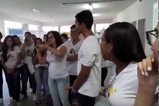 proakela:  Brazilian Teacher teaches High School students on how to make a blowjob.