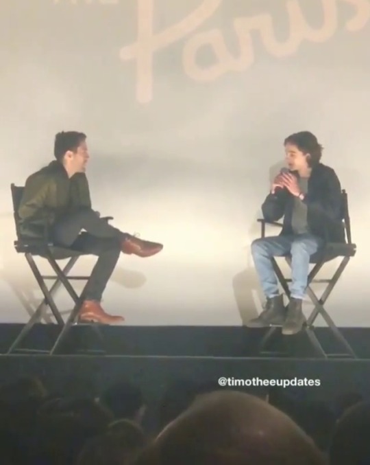 corcordiumm:timmy about their chemistry with armie: i mean look at him, right? it