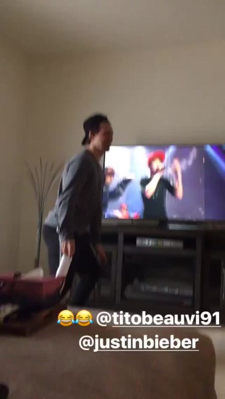 This cannot be Tito’s first time watching this, he got the moves right