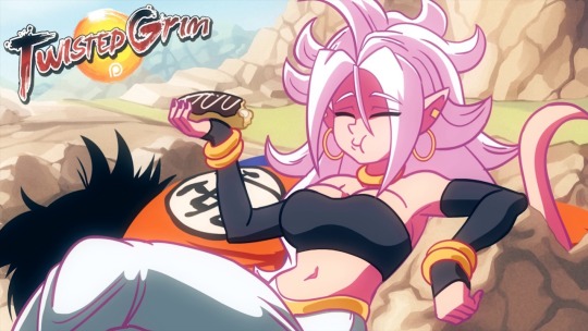 thetwistedgrim: Android 21 eating an Eclair porn pictures