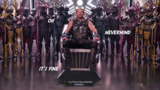 supacutiepie:  blanska:  lokiwholockfactory:  xxchumanixx: Hilarious🥀👐  This is so my favorite Thor movie  that “oh shit” line is my absolute favorite moment in the history of Thor movies  Why does this fucking movie read like a god damn crack