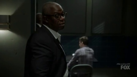 reelaroundthedavekan: lucillebruise:  i-do-not-believe-you-continue: Not to be dramatic or anything but this is the best scene on television history I swear to god if Andre Braugher doesn’t get a fucking emmy for this episode i’m going to go down