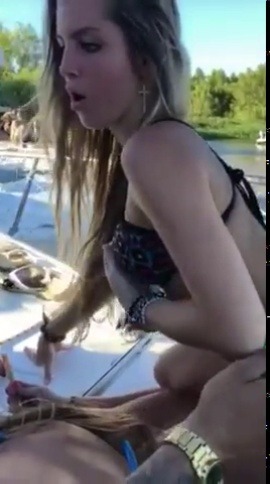 raw-clips:  Spring Break Party Girls on a Boat!   (Instagram @Raw.Clipz)