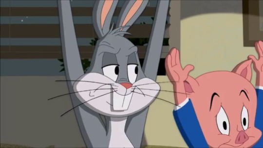 ck-blogs-stuff:  grimphantom2:   angel-baez: Looney Tunes Show wasn’t fucking around This is one of those moments you WISH they made a season 3.   Jesus Christ… 