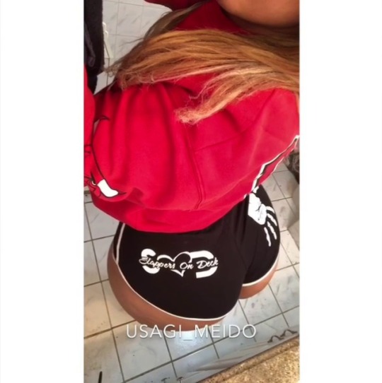 2danalbeadslicker:  Just like it says, I totally have a slapper on deck! Thank you @sod_apparel for these comfy booty shorts! I was honestly surprised they fit well around my 57” ass😍 Ladies get a pair! Guys please get these for your woman! @sod_apparel