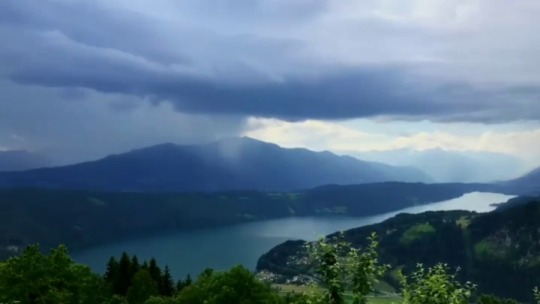 he-is-in-the-cellar: naturedouche:  seldo:  sixpenceee:  Time-lapse of a rain storm. This is located in a lake in Carinthia, Austria called “Millstättersee”. Video taken by Peter Maier. More interesting posts here: sixpenceee.com/tagged/world 