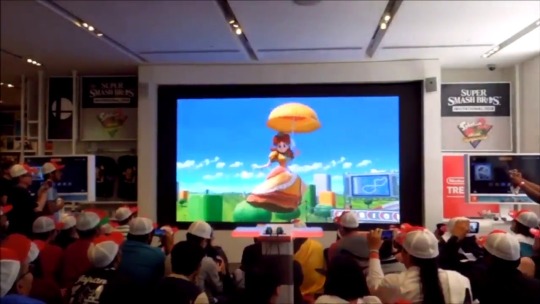 wearealldaisy:  Reactions at Nintendo New York when Daisy has been anounced !  And after people said Daisy was not wanted…  Nintendo: No one likes daisy*everyone cocks and points guns at nintendo*Nintendo:….We hear you want Daisy for smash *nervous