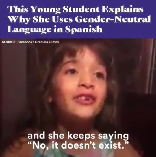 angelbabyspice:  jumpingjacktrash:  allthingslinguistic: This young girl uses “los,”