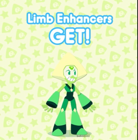 sugman:  bobaquail: ✨ STL where you play as Peridot with her limb enhancers! 💚 @grumpyfaceblog  