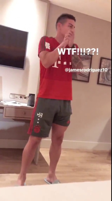 thirstyforsausage:  Columbian footballer James Rodriguez, his sinful thighs and playful dancing. Damn. I just love the way his body moves! Jizz-worthy. Haha (8 Aug 2018) (771)