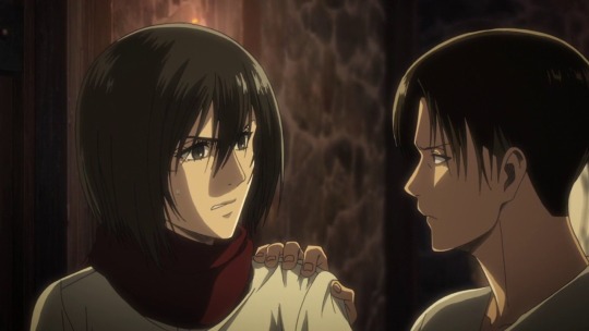   Shingeki no Kyojin Season 3 Episode 3: AckerShoulder (Video)Transcript Translation by @suniuz:Levi: “Calm down. Even if you act frantically, they won’t return Eren. First and foremost, we will search for Rod Reiss’s domain.”